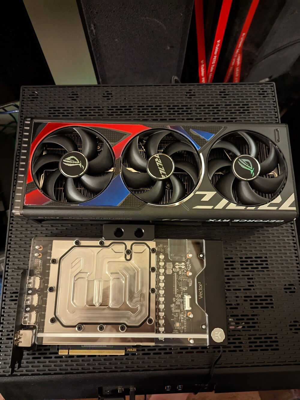 Size comparison to original cooler