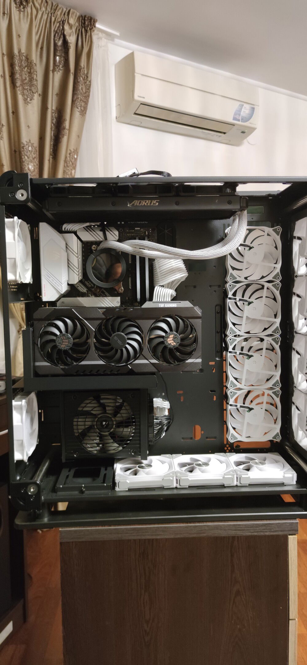 On my old apartment.