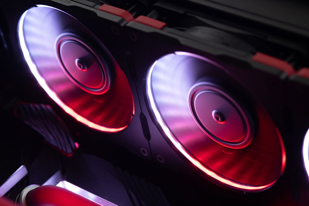 Noctua A12-25s (or Phanteks T30s) + Phanteks Halos dRGB fan frames = best RGB fan you can get