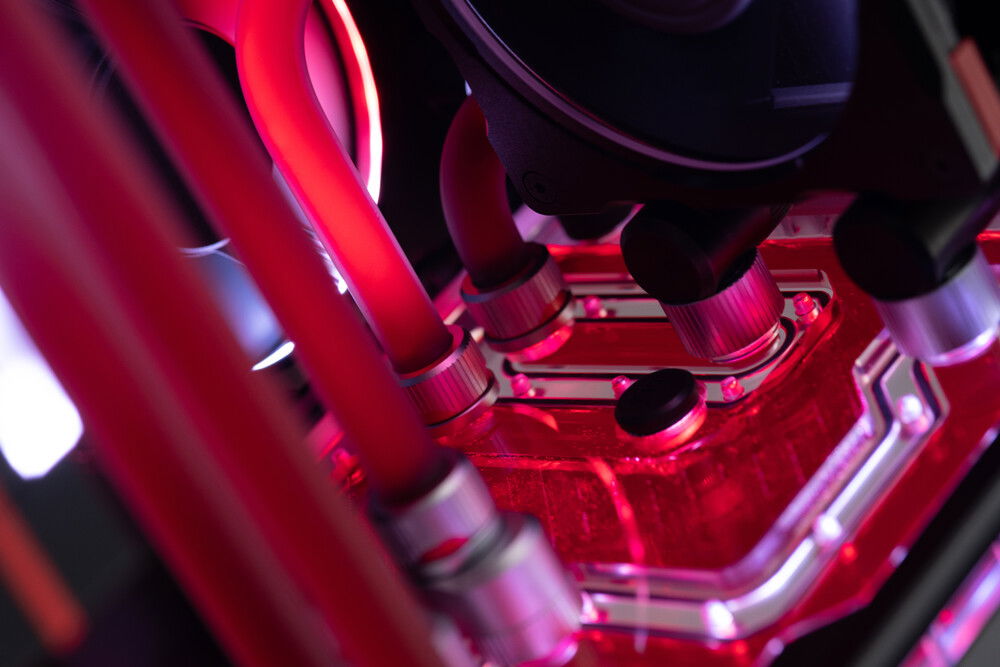 Another tricky area. These bends were very tight and were hard to insert into the fittings.