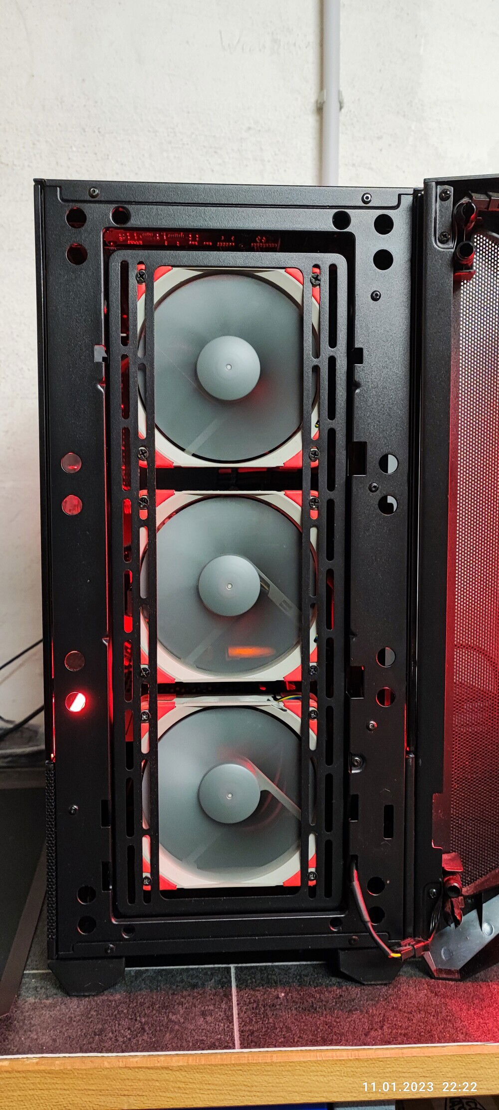 Front without filter.