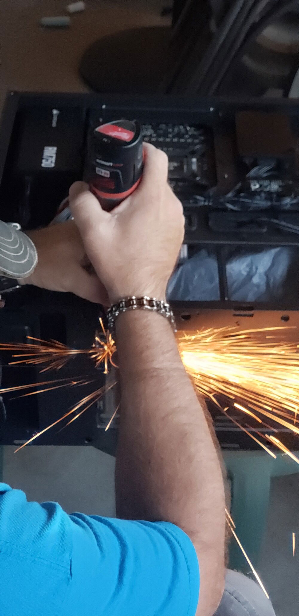 Had to relocate radiator to fit new GPU