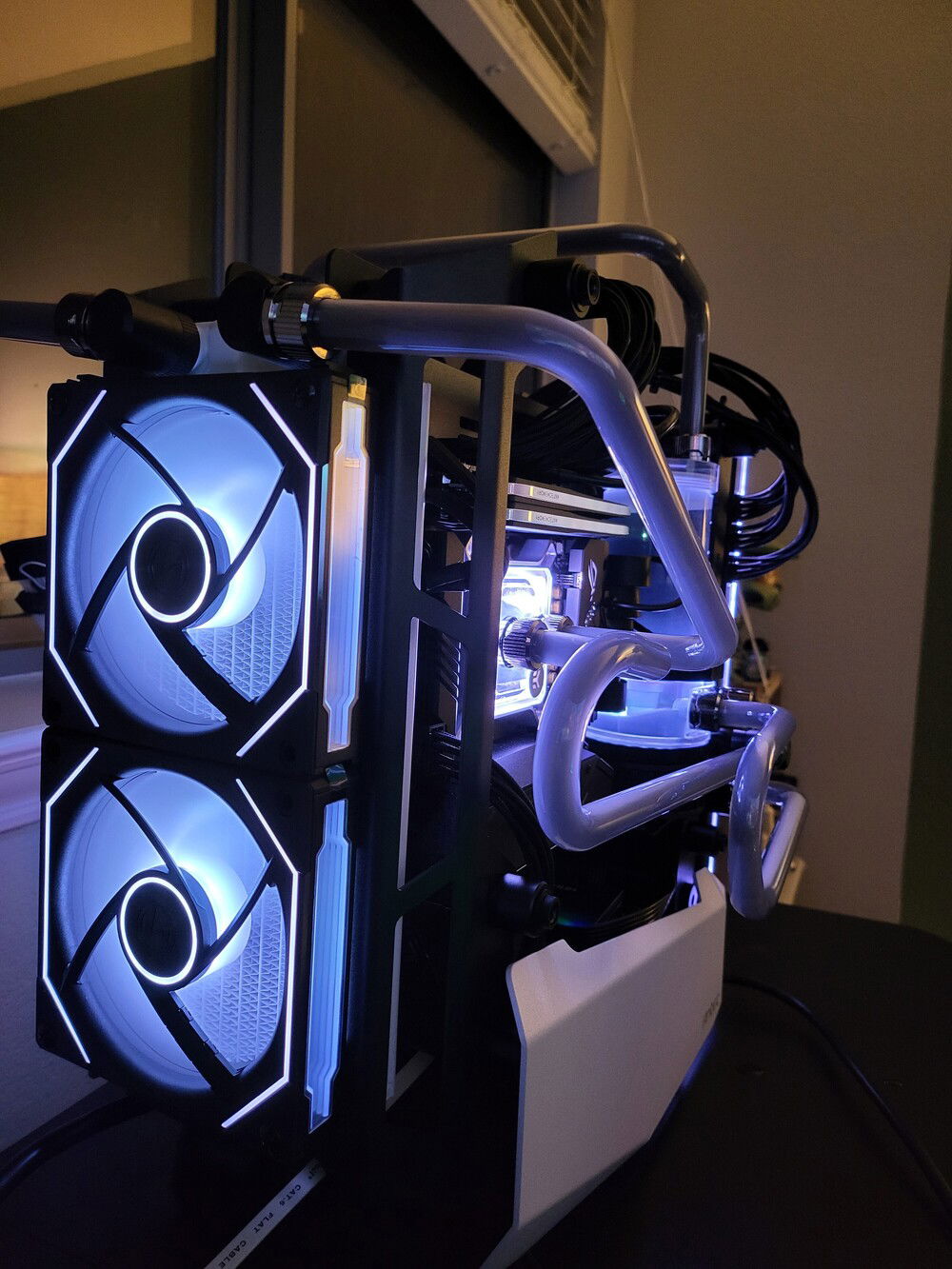 My first ever build!  I really wanted to go for a Cyber/Tron look. I know it's not perfect but it's perfect for me! I really felt I put myself into this piece. Blood.  Sweat.. and a bunch of tears lol.