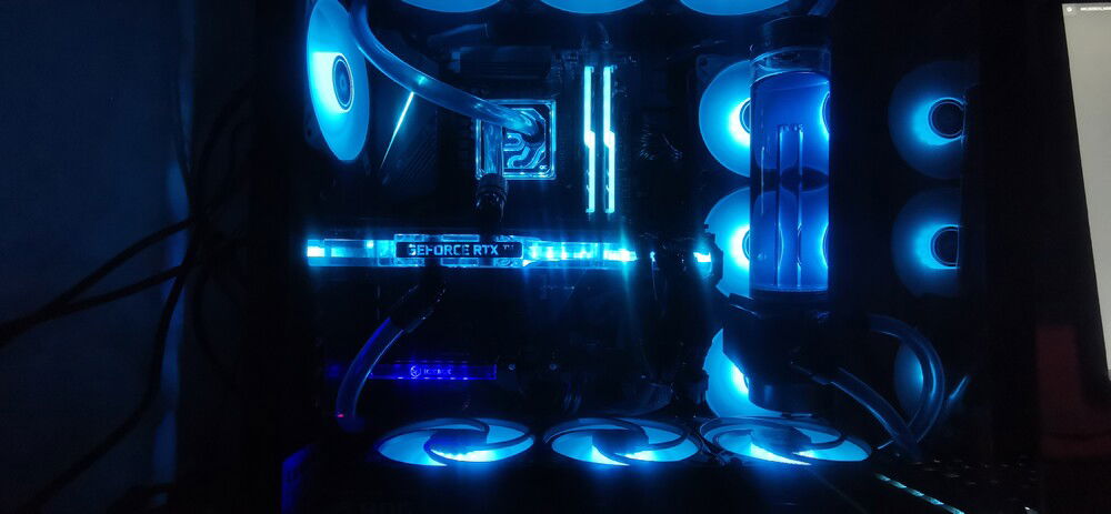 RTX 3080TI Watercooled Side