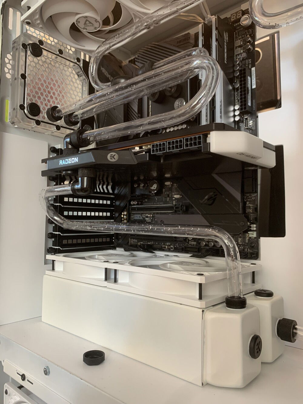 The final 180 degree bend also finished.