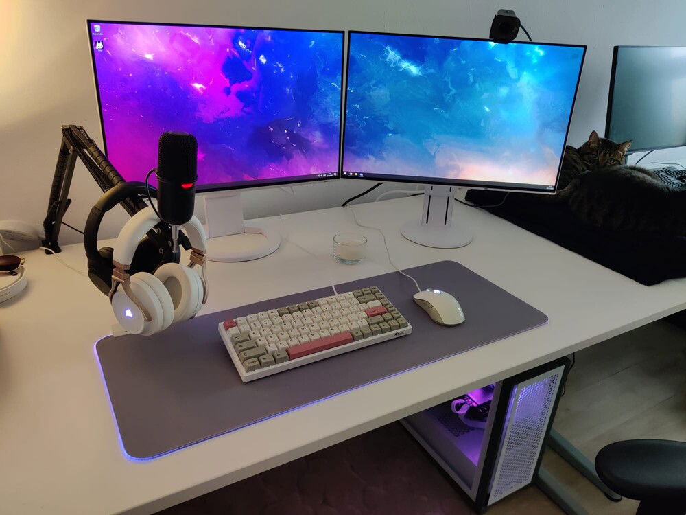 She made that keyboard herself!