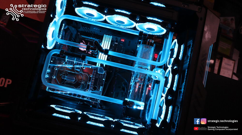 2023 4K Gaming PC Build with Custom Liquid Cooling CoolerMaster