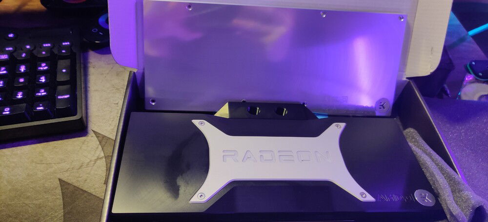 Literally just got the GPU water block in the mail.