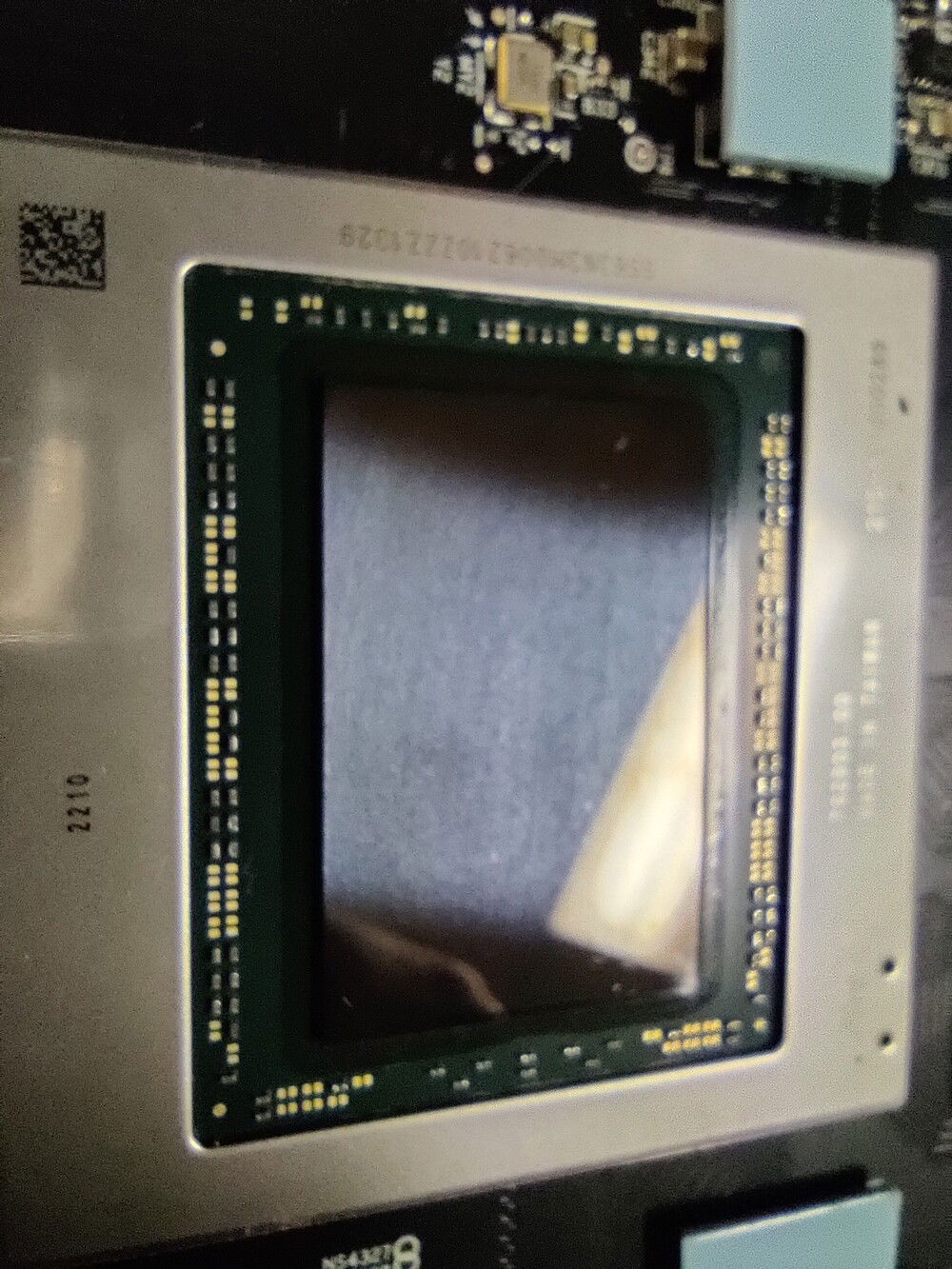 Much smaller than the Vega 64's die.