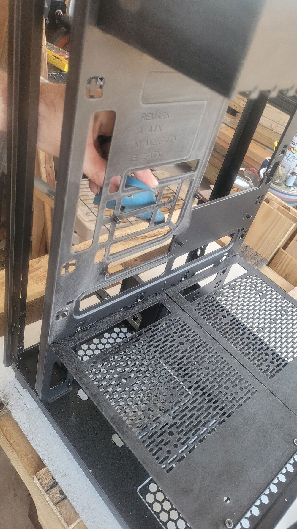 Tedious but necessary sanding