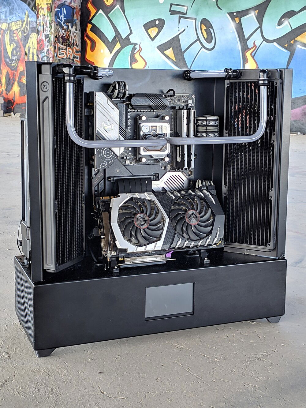 Finished the fist stage of the build watercoold cpu only