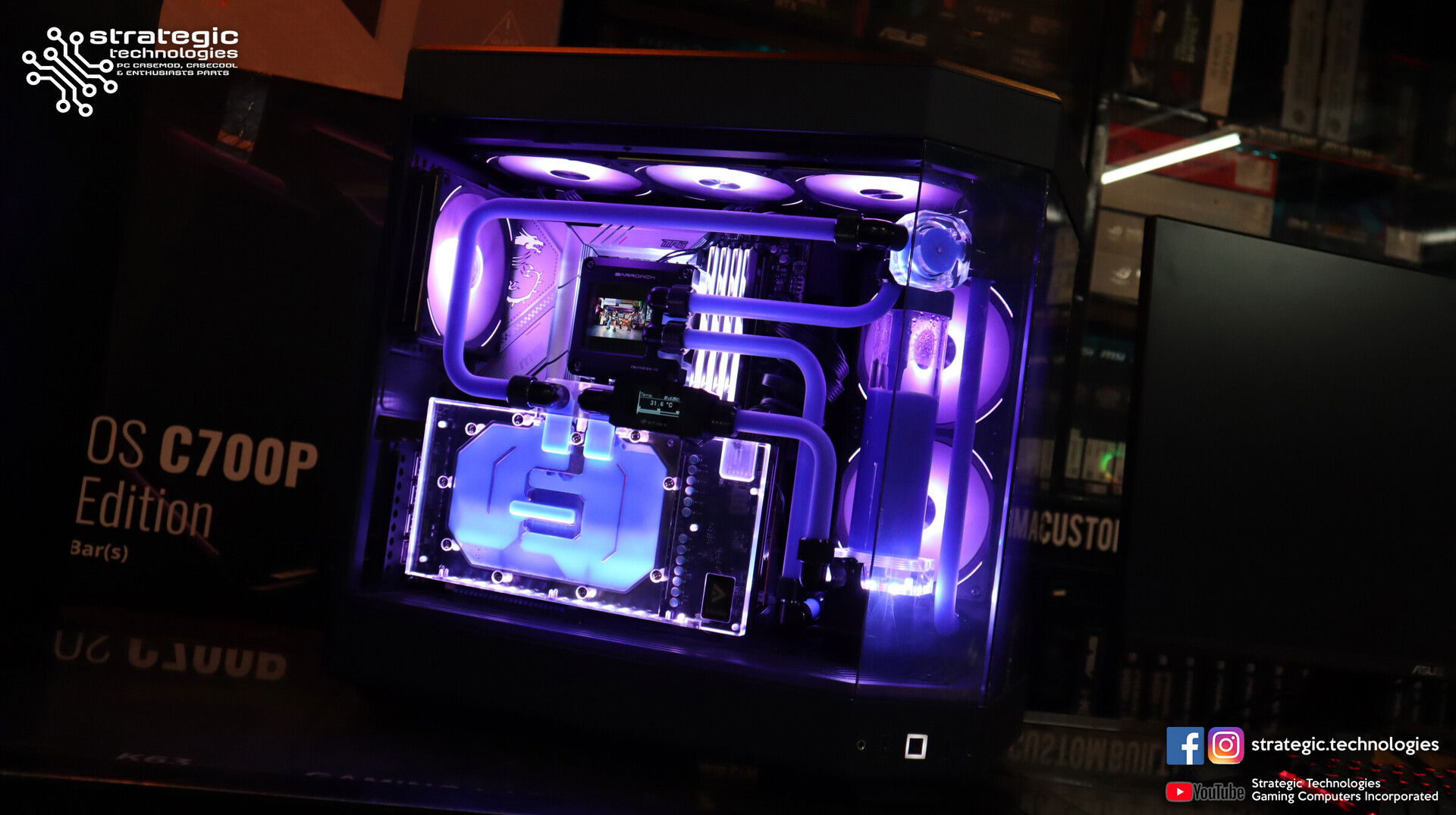 Hyte Y Custom Liquid Cooled With Msi Components Builds Gg