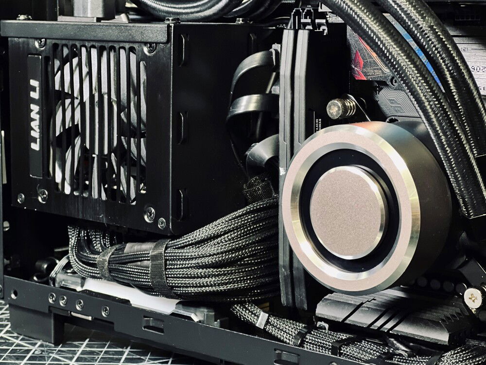 All cables sleeved with MDPC_X. Please forgive the different colors, my vendor doesn't have the micro sleeving in black yet.