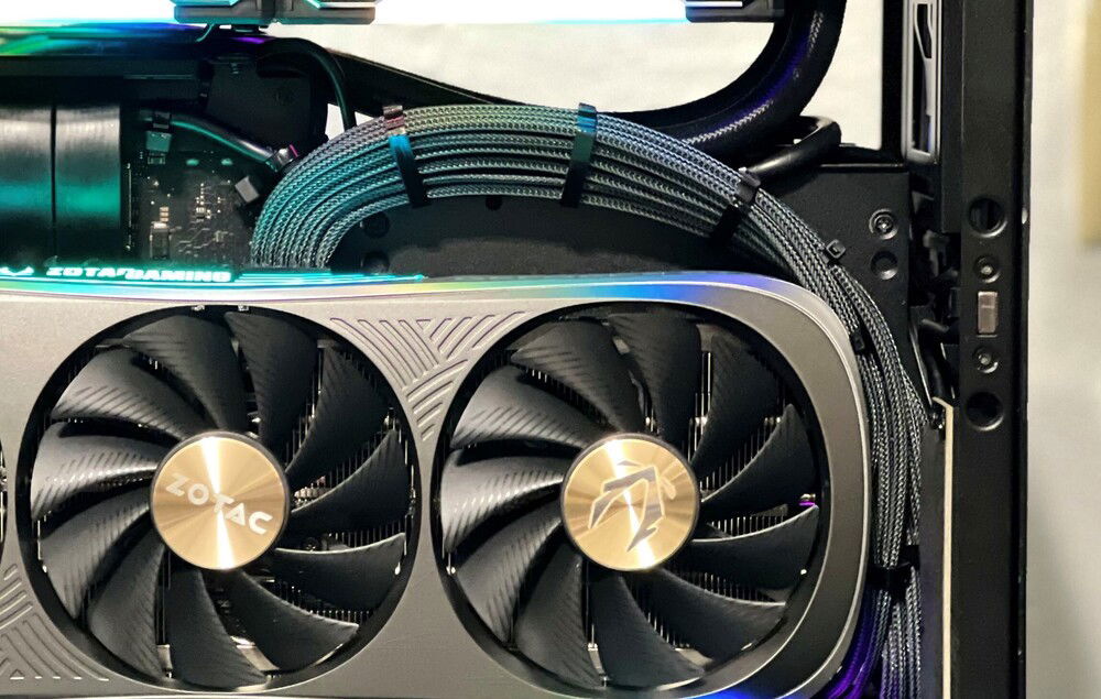 First time doing a 12VHPWR cable. Still need to get some 16-pin cable combs, just used 12-pin this time.