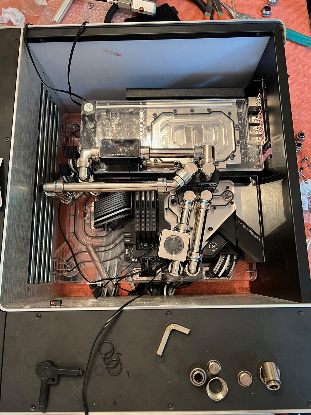 the 45 out of the GPU bothered me, swapped to the 90 you see in the final, did like how open it made the CPU.