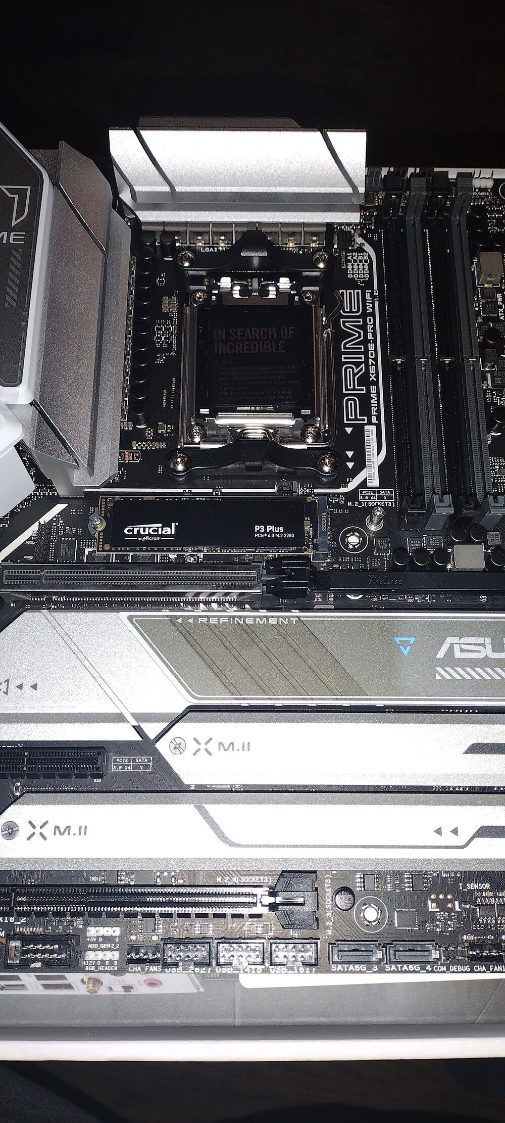 Installed NVMe