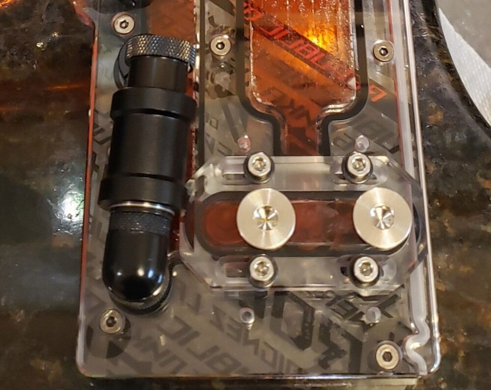 DDC Pump Delete from Distro Plate.