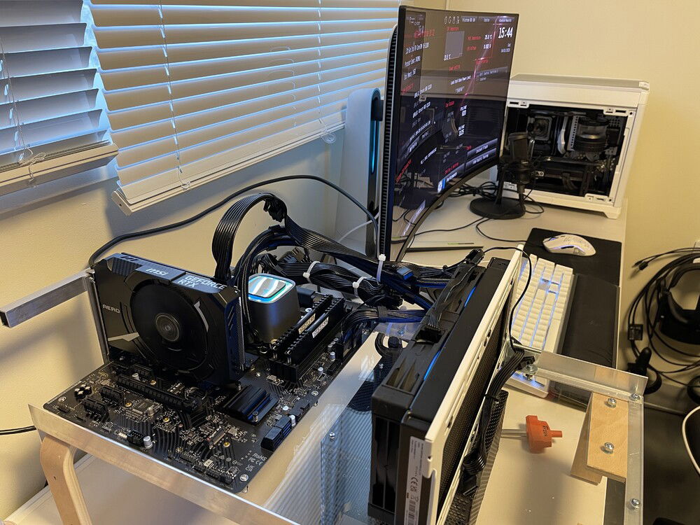 Needed a test bench and wasn’t happy with the price or availability of those in my area, so I made my own!