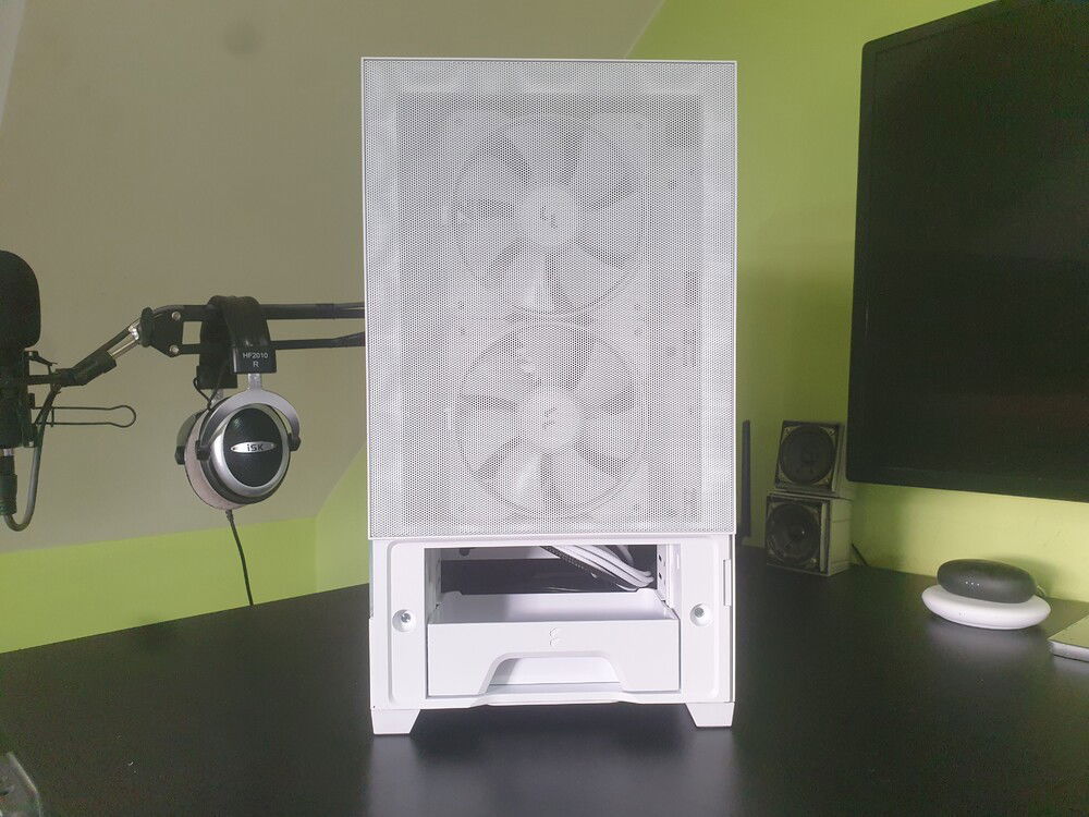 Front mesh without lower cover