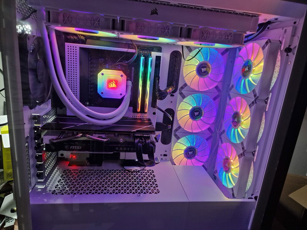 Side by side until the office gets sorted, then we get one of these desks each.