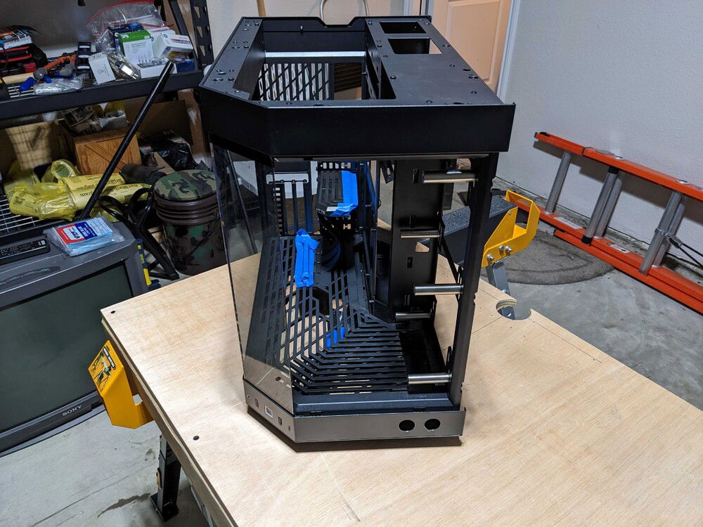 Holes for pass-throughs for QDCs.