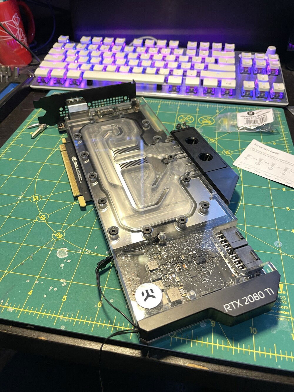 Over an hour later, everything is back together in it's new home.