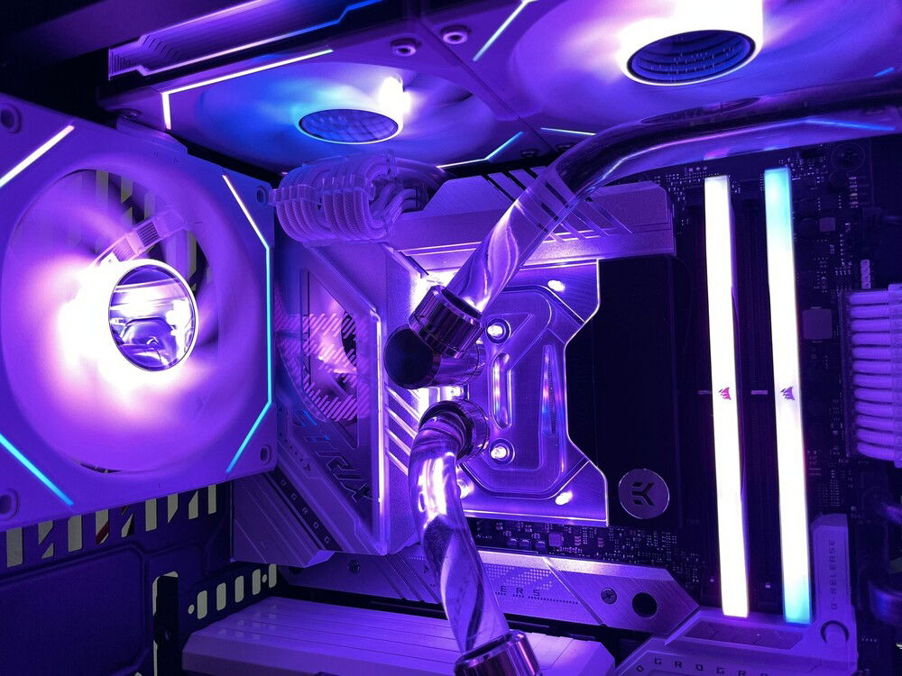 EK Velocity2 CPU waterblock, plexi and nickel