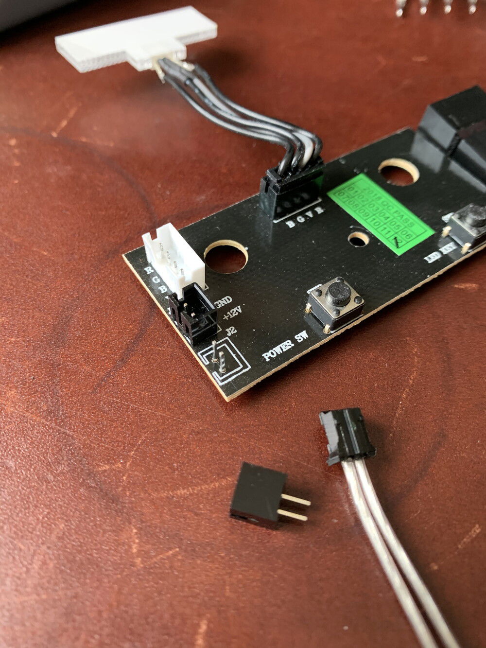 I even replaced the power switch wires