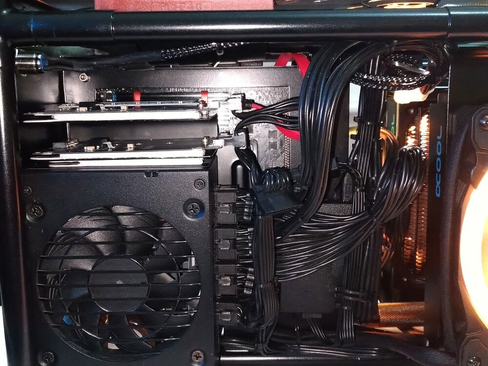 All cables are original corsair sf 600 gold cables.