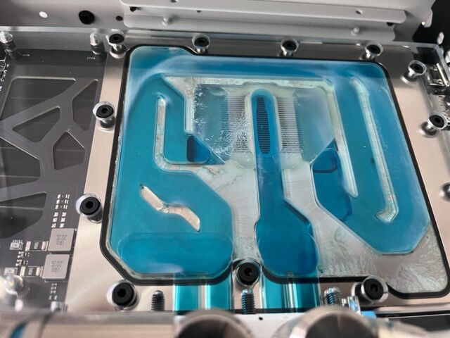 Uggg! Solid component falling out of solution.