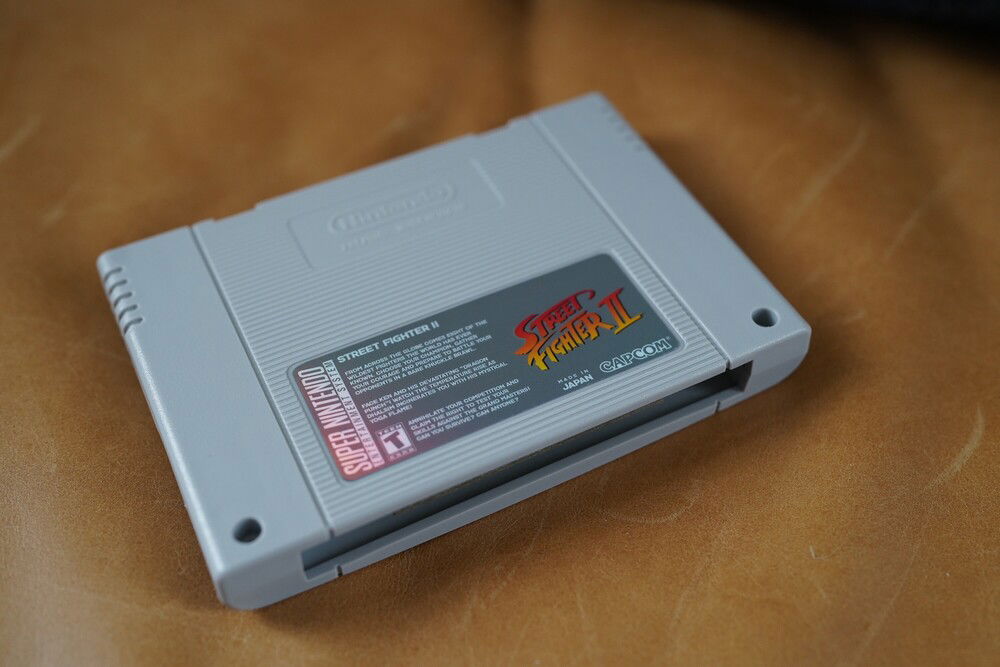 Custom SNES cartridge labels I design and print using this build.