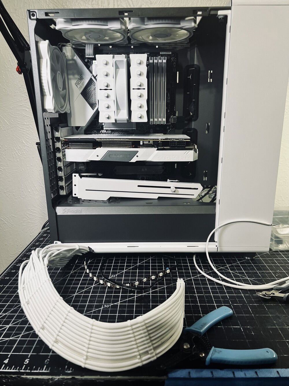 Making the cables is my favorite part of the build.