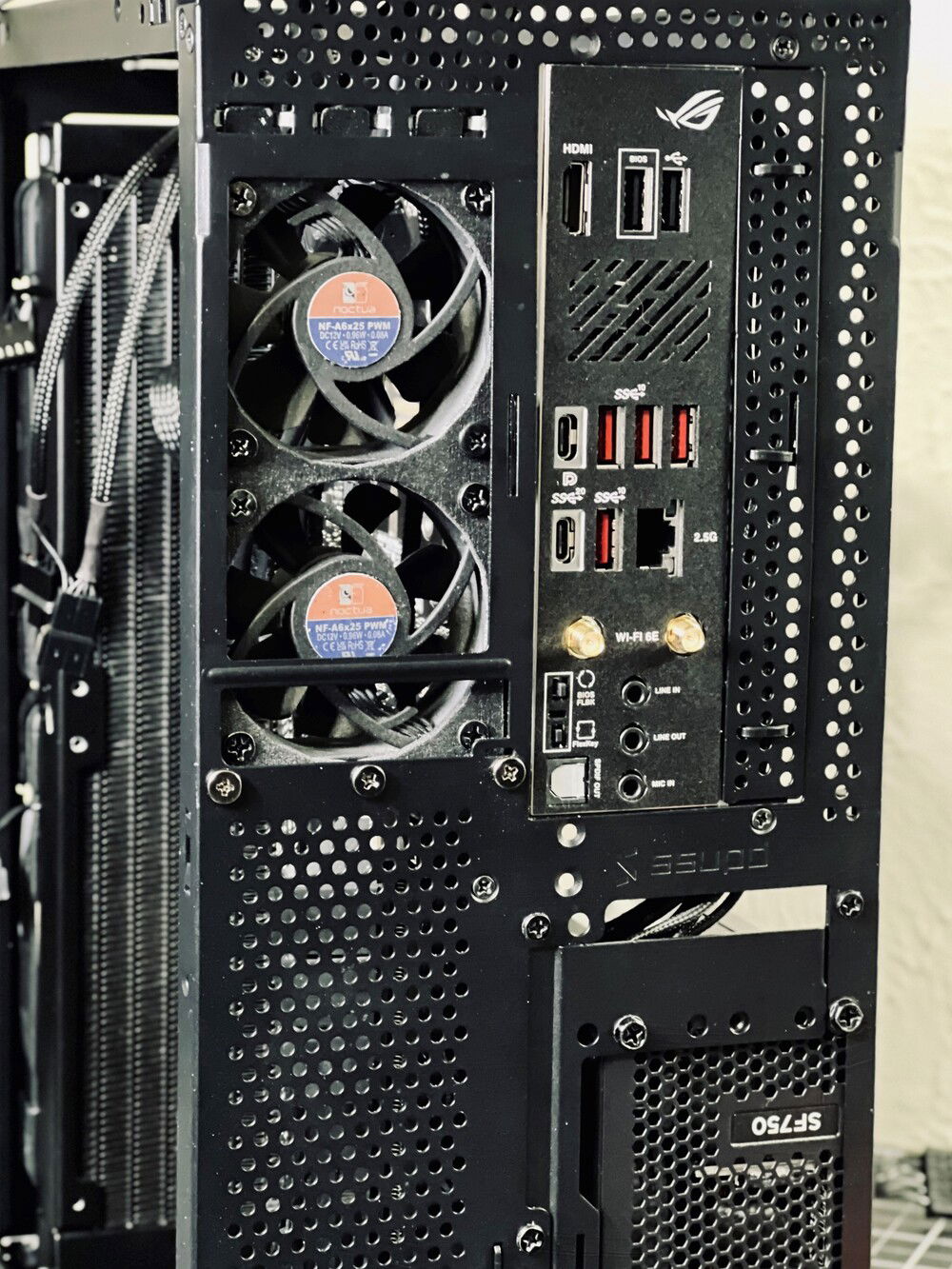 Because it's a popular mod, 3D print files for the exhaust fan brackets are easy to find online. I don't have a 3D printer, so I used an online service to have them made.