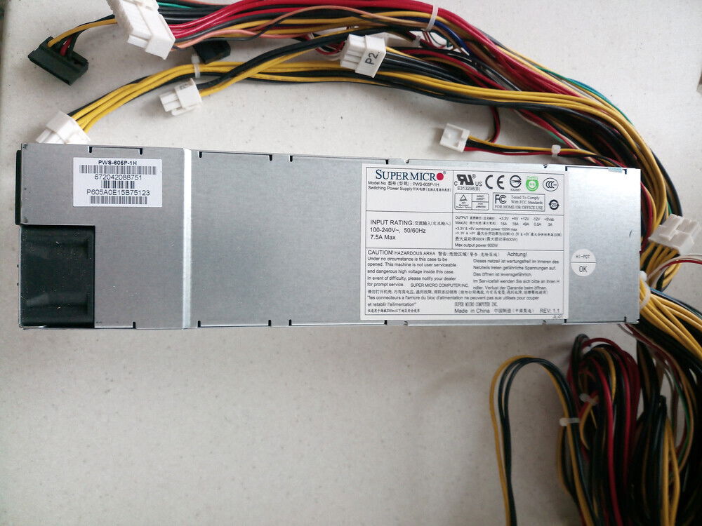 Since the space for the standard PSU is now occupied by 2 radiators, I decide to use a server PSU