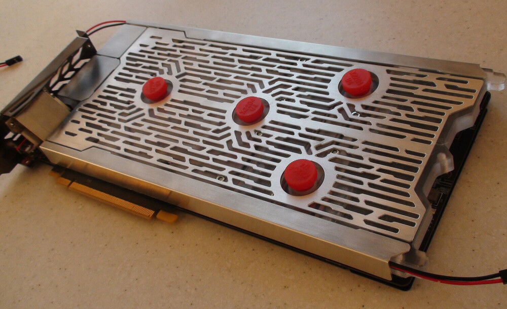 videocard with custom waterblock