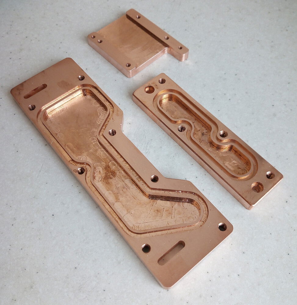 first custom copper parts