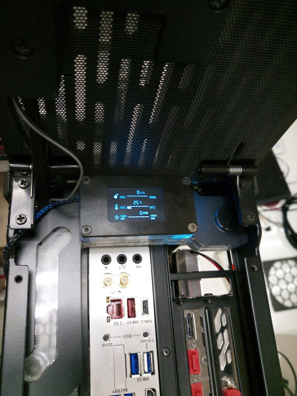 custom distro with flow sensor