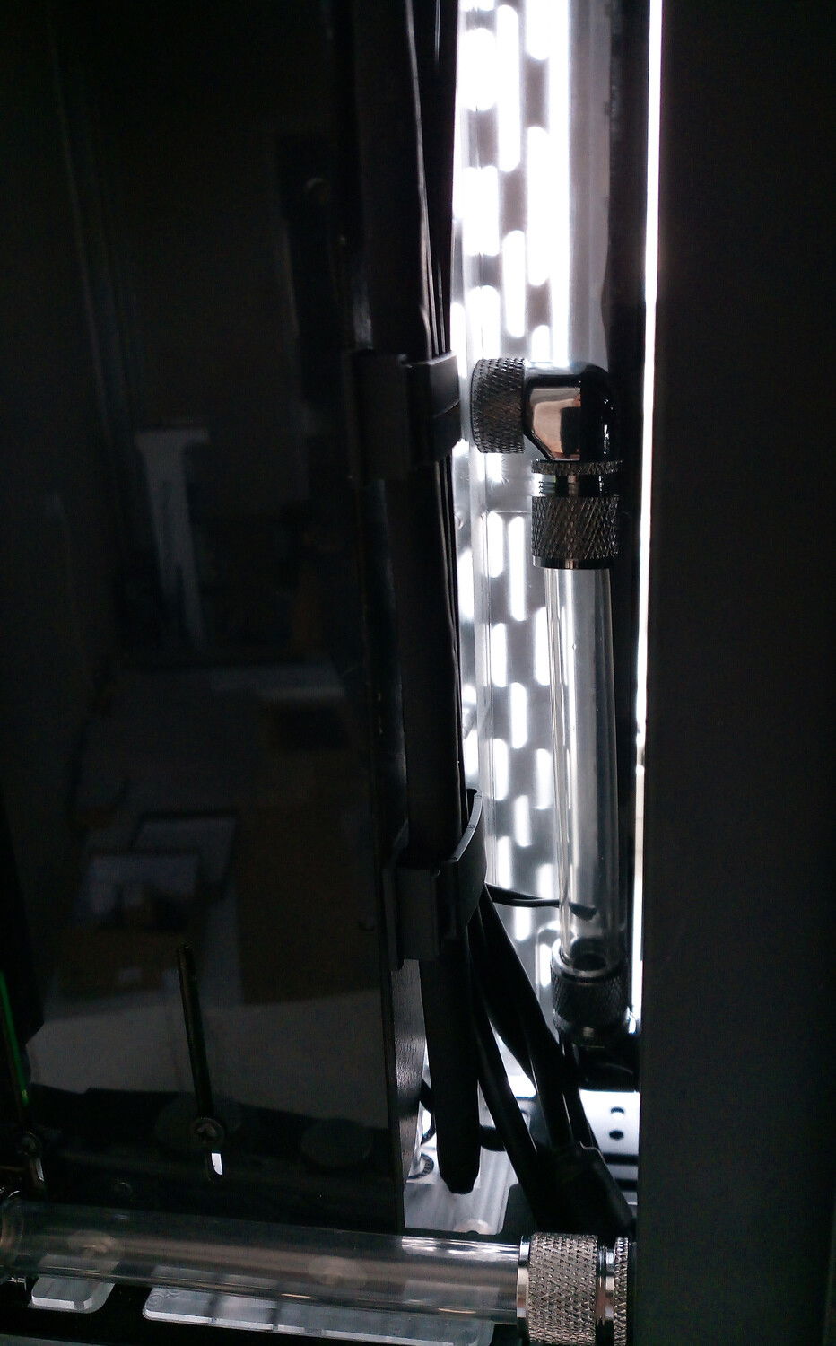 it was little bit tricky to to get those fittings inside