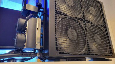 Corsair Core XT clearance under Mo-Ra, hidden cables