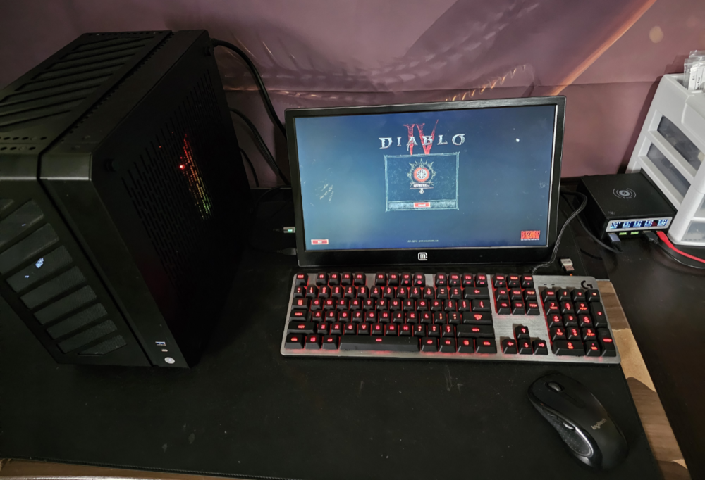 It runs testing with portable monitor before deployment