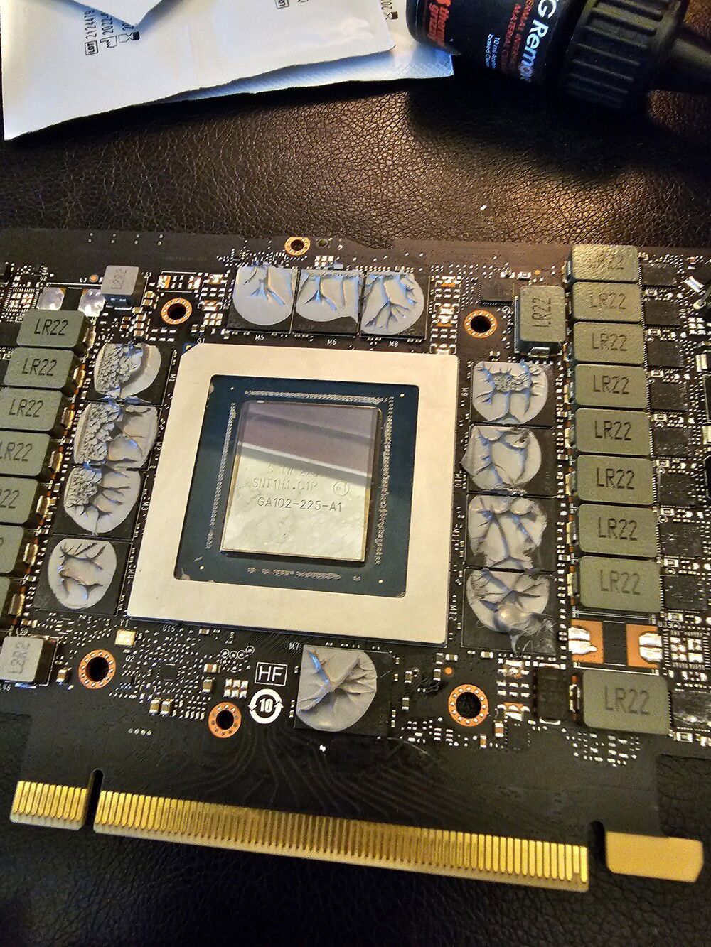 Perfect and gpu die is mirror clean
