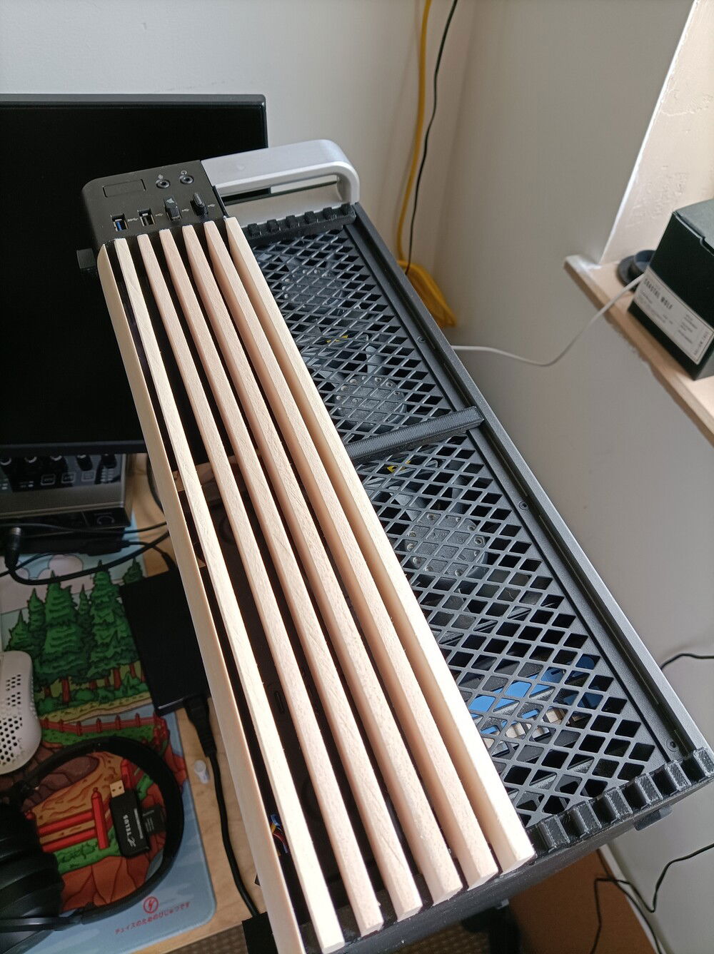 Starting to mock up slats