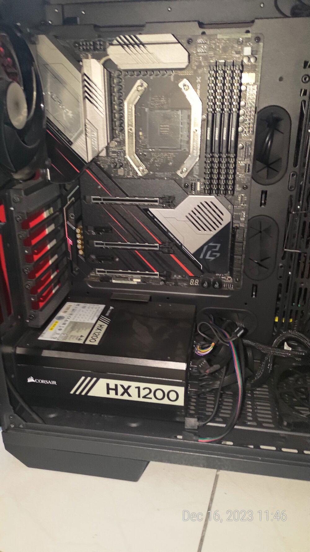 And the X-Fi and Thunderbolt cards are put into storage.