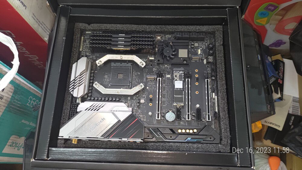 Board has been removed from the Thermaltake View 71TG.

Speaking of which, anyone need an View 71TG? Pristine, no broken tempered glass, barely used!