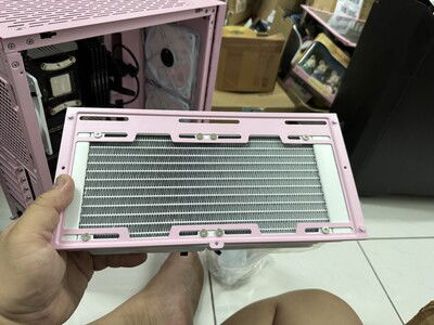 Rad fastened to rad plate.