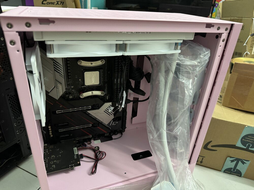 Rad installed halfway