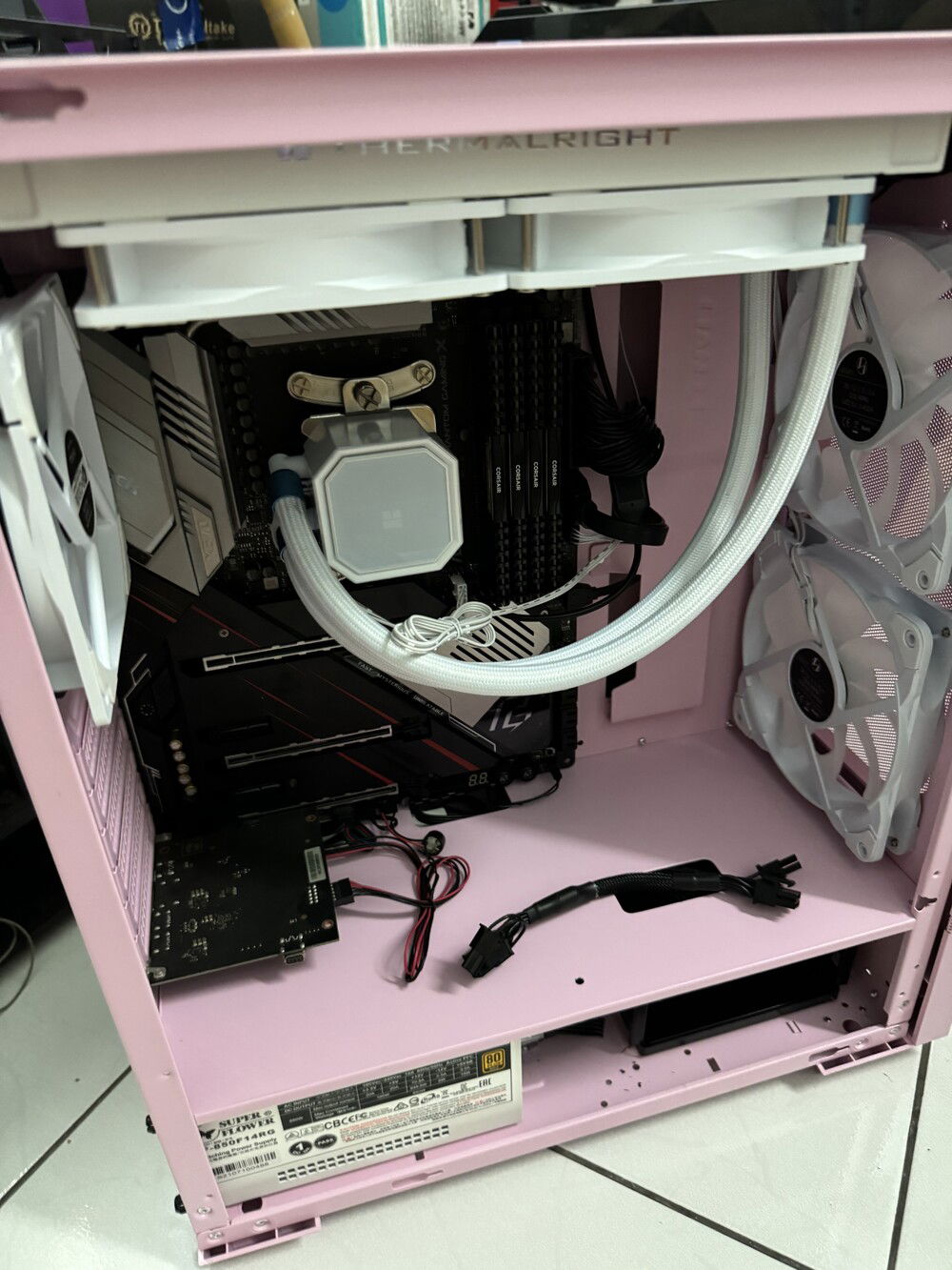 Finished working on the rad.