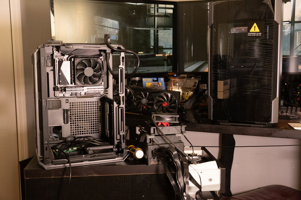 Then the power supply and the GPU.