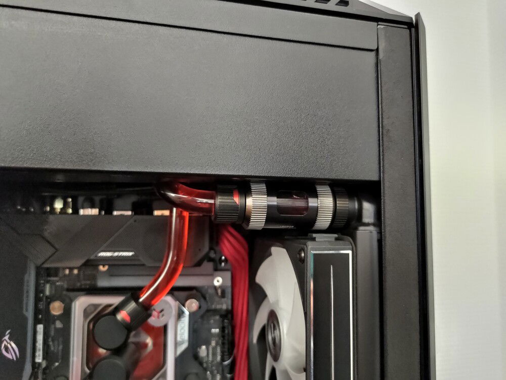 Koolance flow meter.