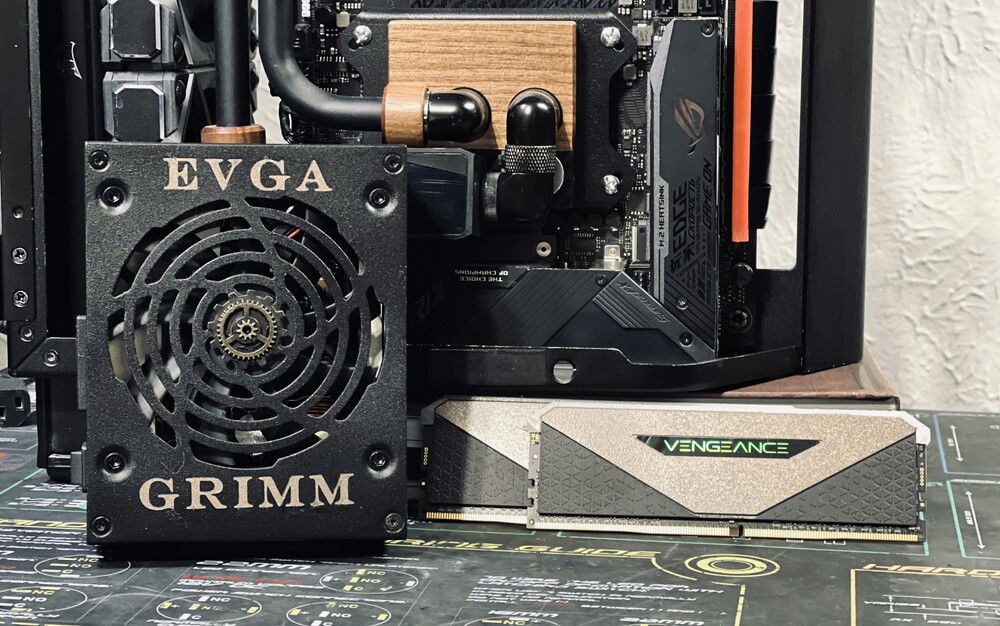 I also painted the RAM, although it's hard to see when it's installed.